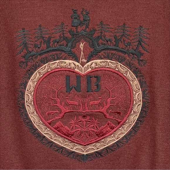 Vintage Bogner Scandinavian Wool Ski Sweater Sz M - Picture 4 of 9